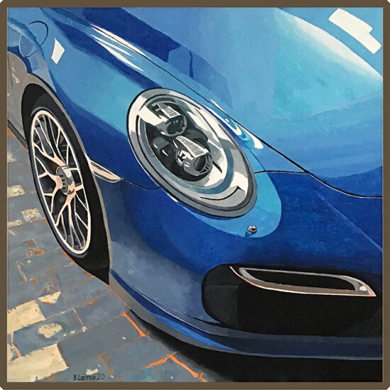 PORSCHE BLEUE